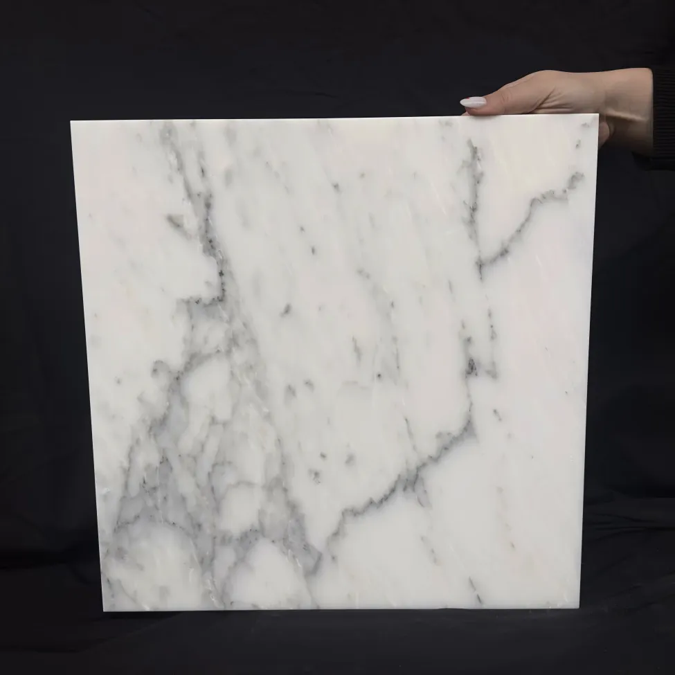 PŁYTKI Carrara Bianco poler 40*40*1.3cm commercial