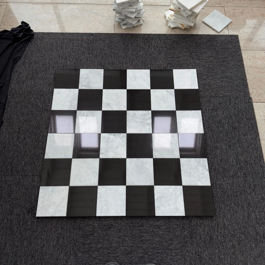szachownica-carrara-bianco-premium-black-15x15x1